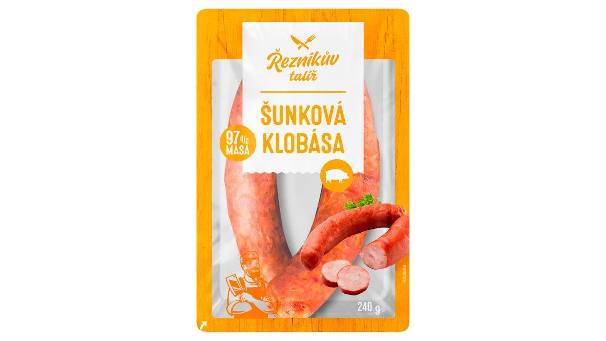 Řezníkův Talíř Šunková klobása 240g