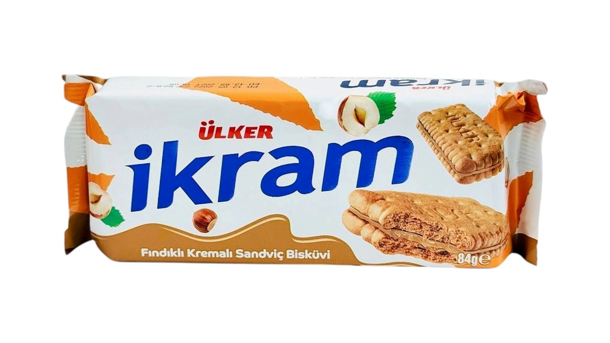 Ulker Ikram Hazelnut Biscuit 84g