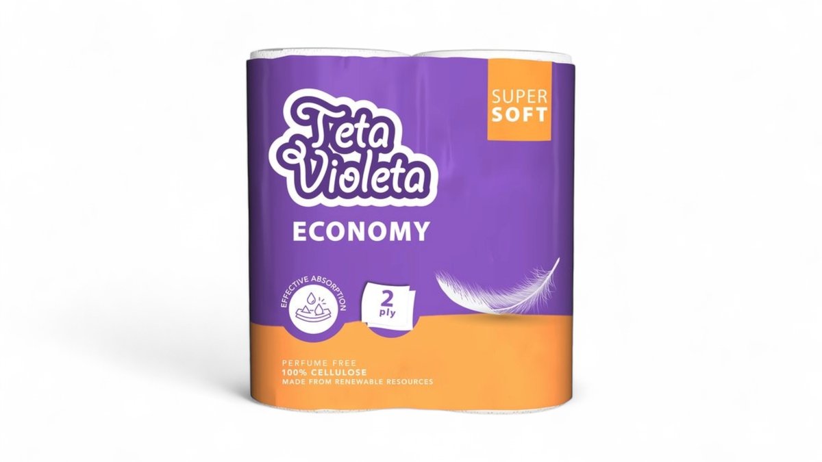 Teta Violeta Ručnici Super Soft 2 sloja 2/1