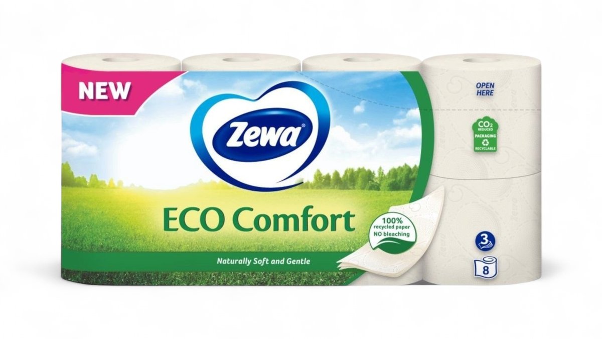 Zewa Eco Comfort 3-Slojni 8 Rola