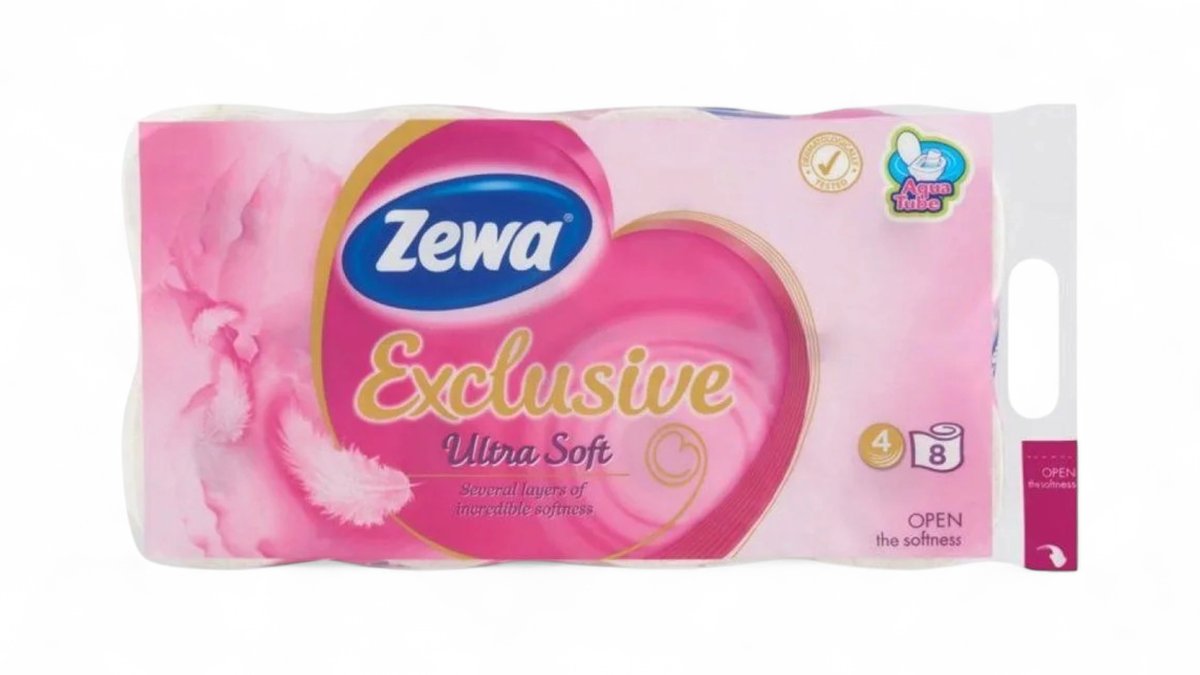 Zewa Exclusive almond milk 4sl toaletni papir 8/1