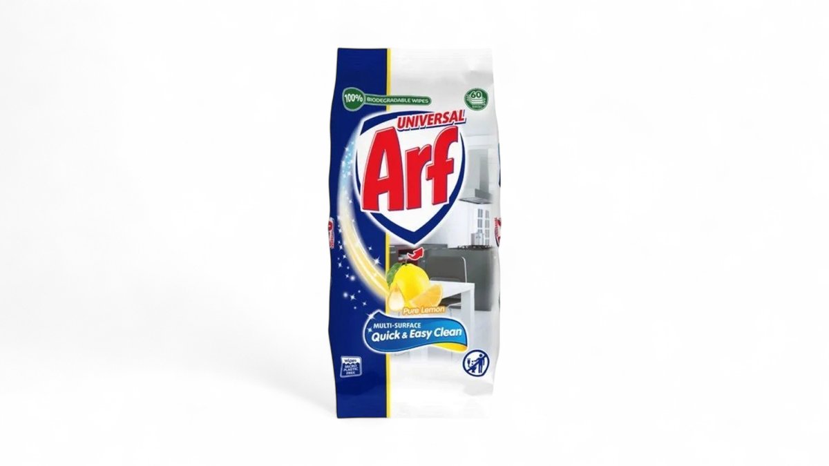Arf Univerzalne vlažne maramice pure lemon 60/1