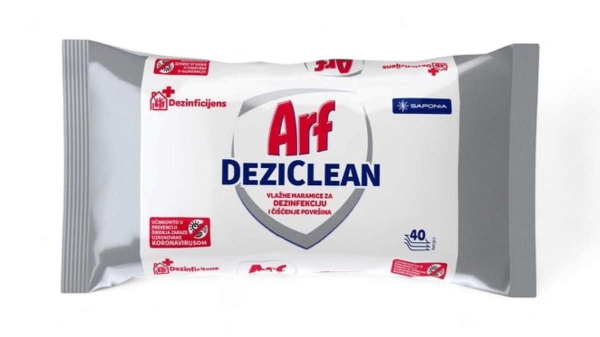 Arf dezi clean vlažne maramice 40 kom