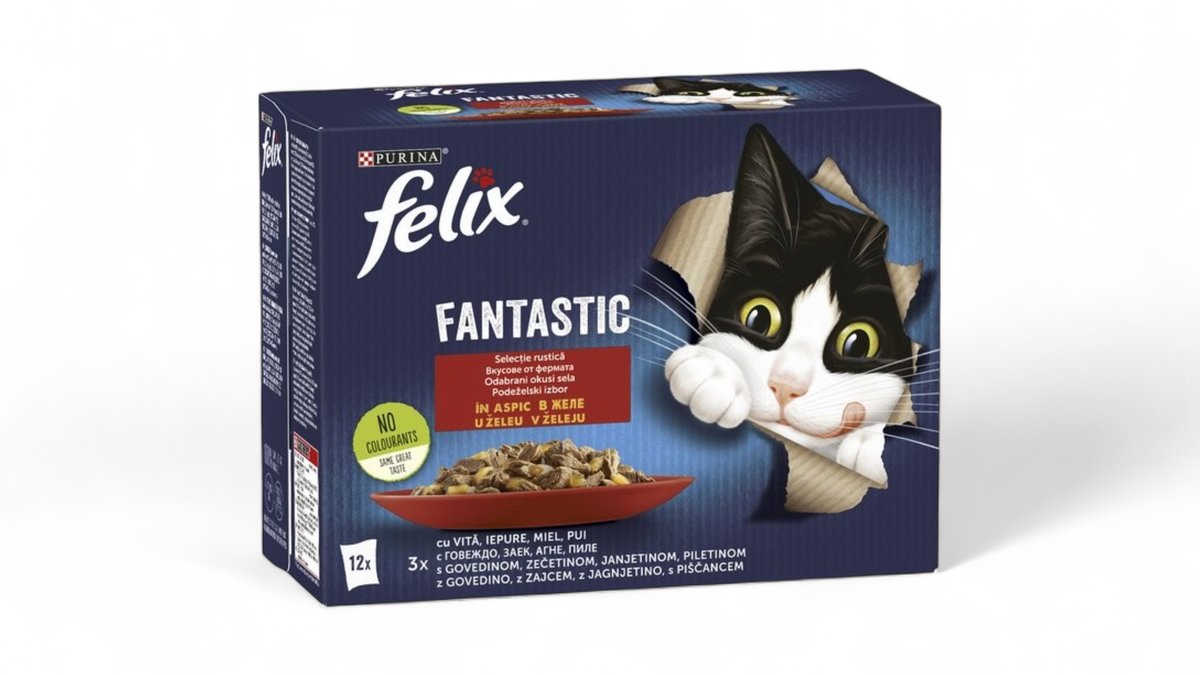 Felix Fantastic hrana za mačke meso 12x85g