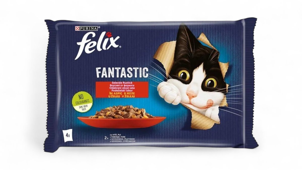 Felix fantastic govedina piletina 4 x 85 g