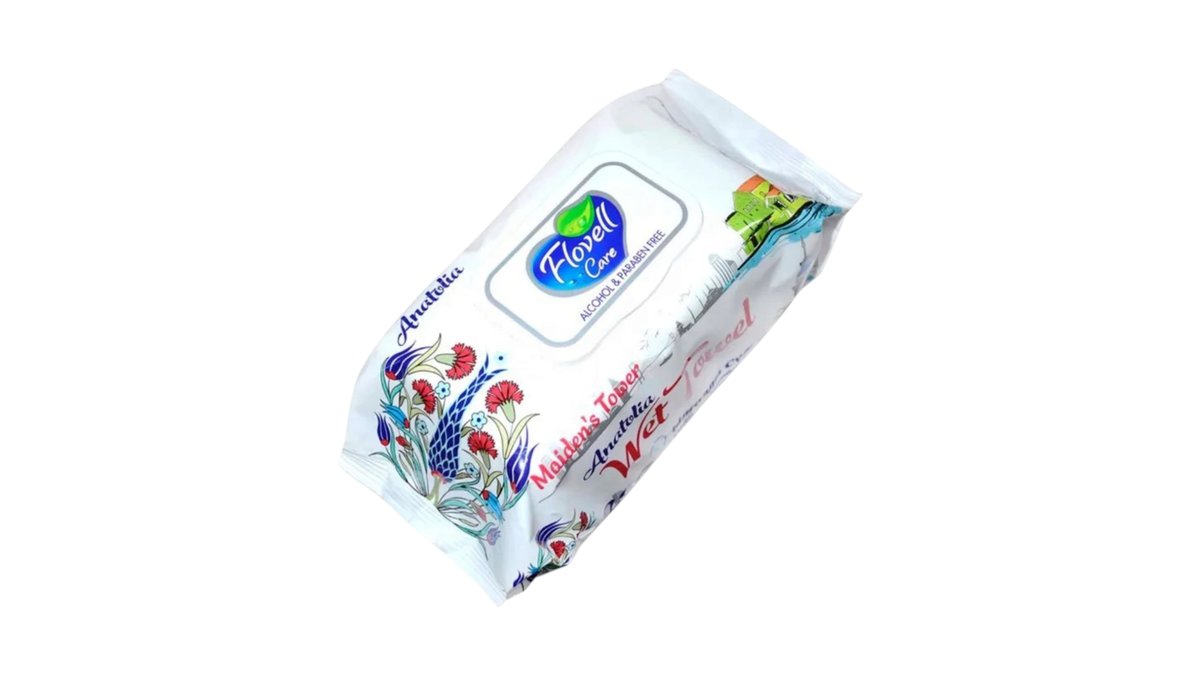 Салфетки влажные Flovell Care Anatolia 120 шт