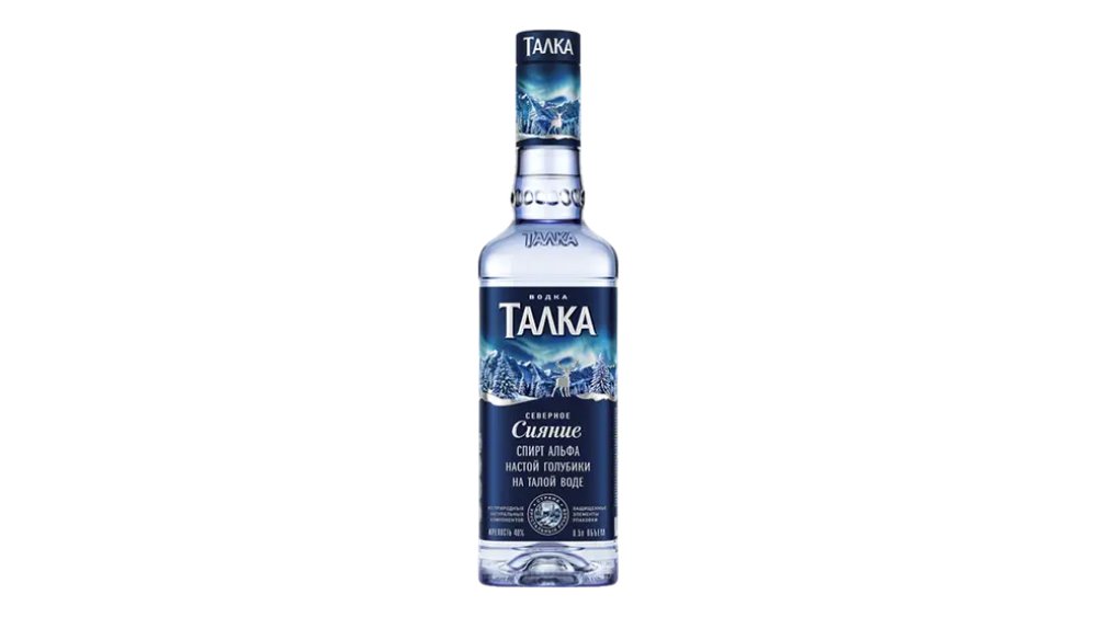 Водка ТАЛКА Северное сияние 40% 0,5л с/б