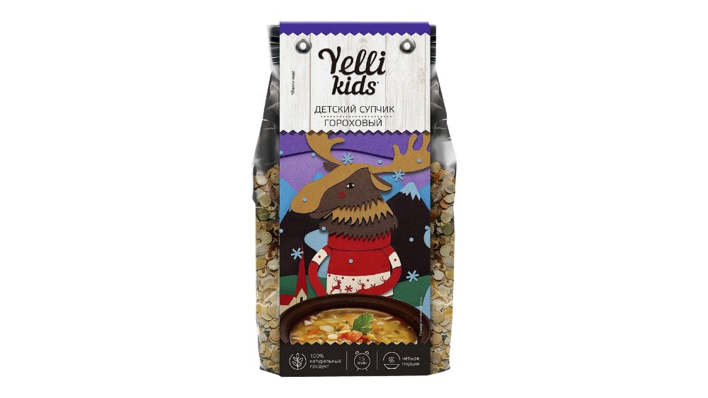 Суп детский Yelli Kids гороховый 80г