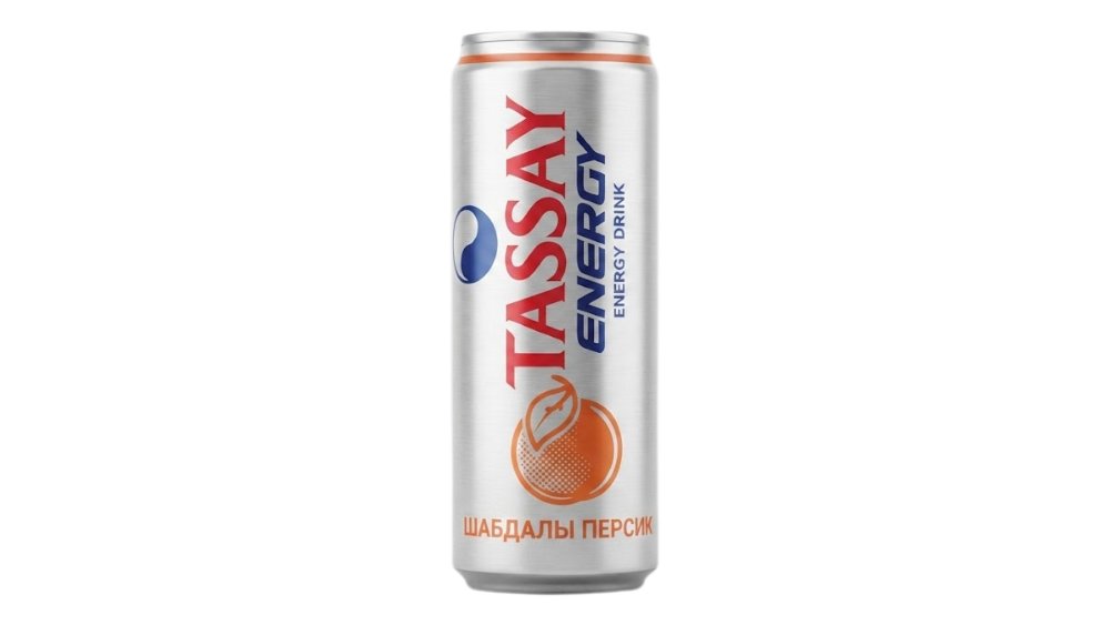 Напиток энергетический Tassay Energy персик 0,45 л