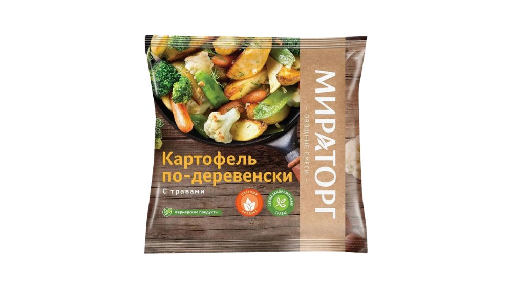 Картофель МИРАТОРГ по деревенски с травами 400г м/у