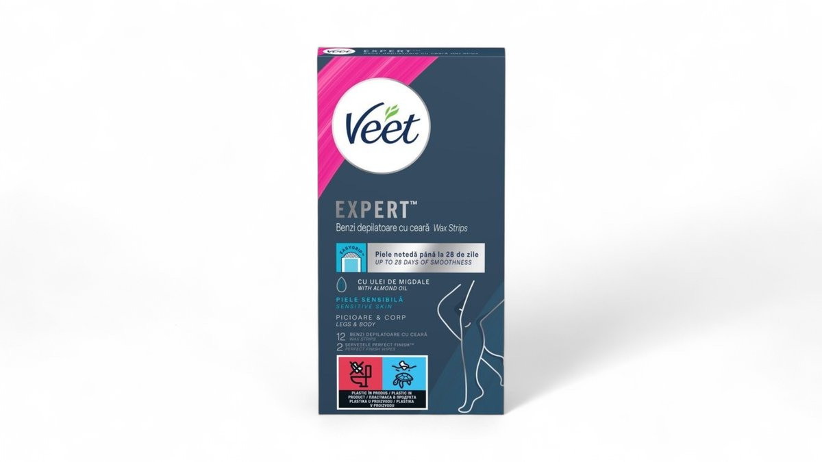 Veet Sensitive trake za depilaciju, 12 kom