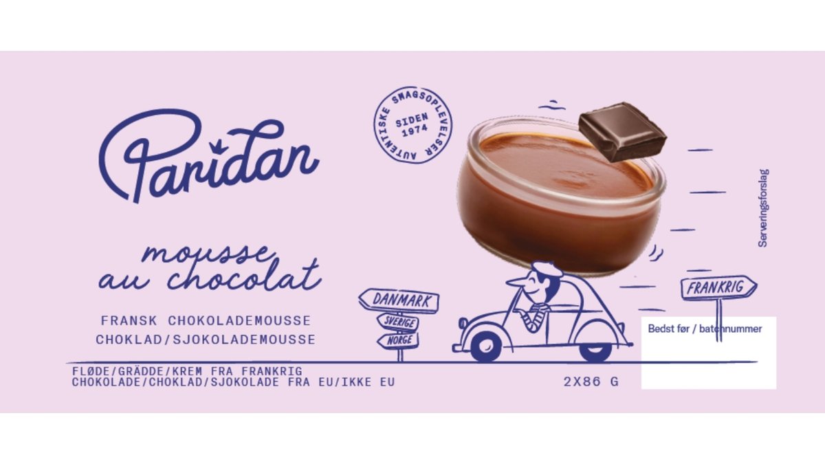 Chokolademousse 2X86G