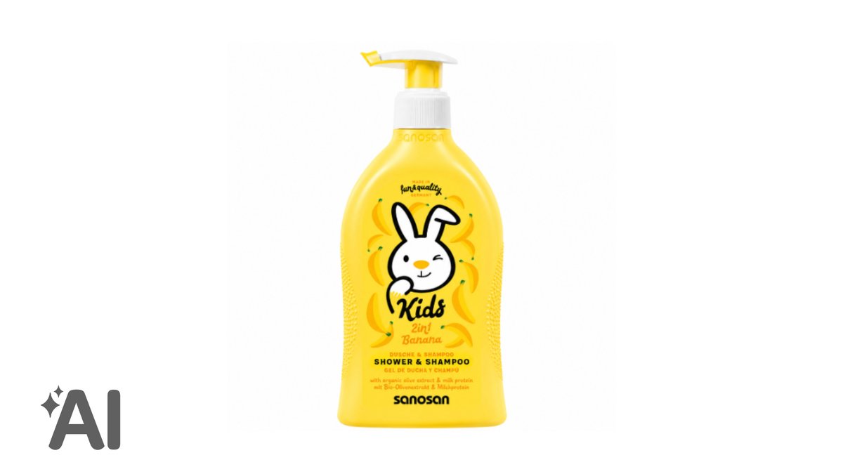Uşaq Duş Geli və Şampunu Banan 400ml