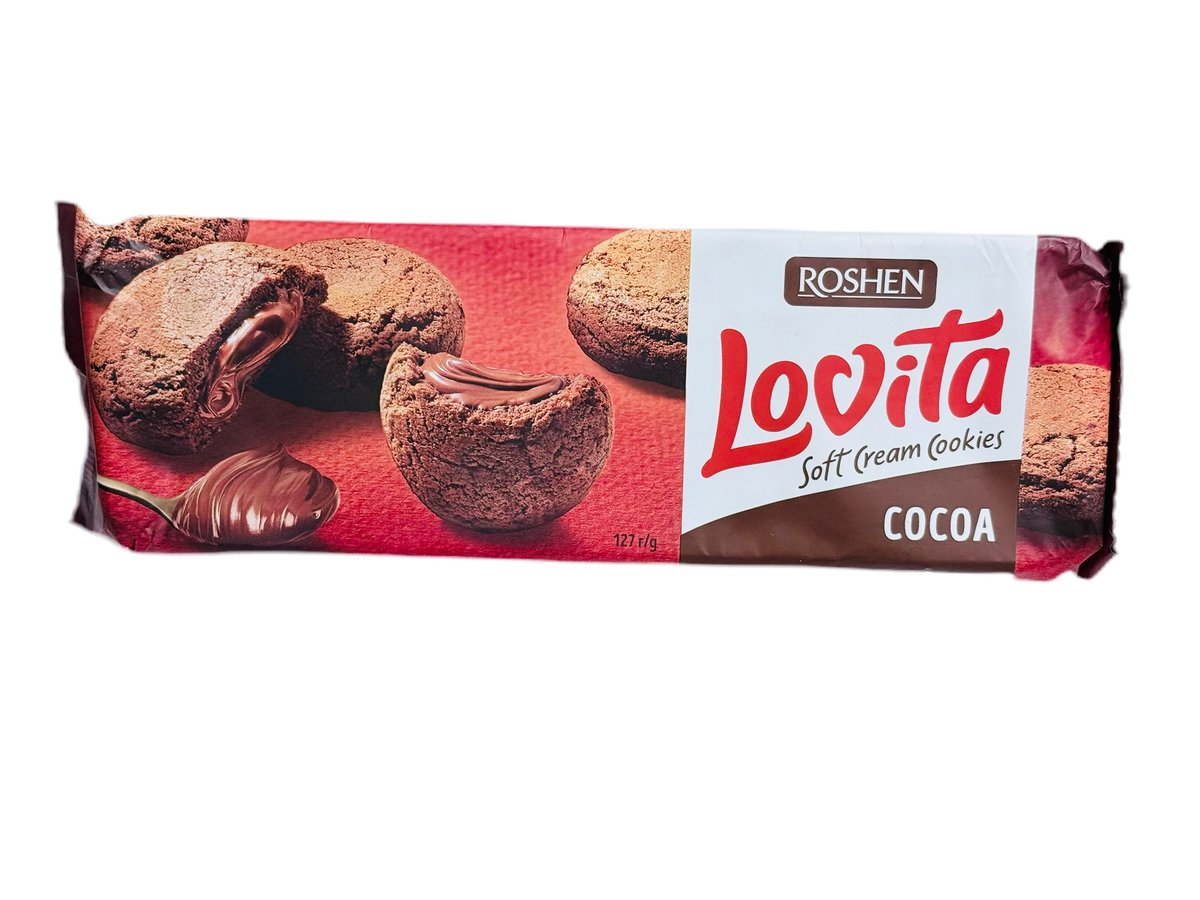 Lovita Cream Cookies Cocoa 127g