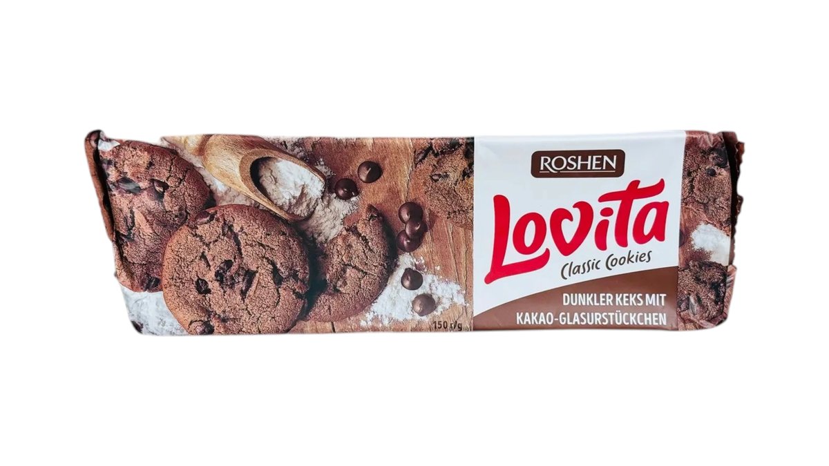Lovita Classic Cookies Dunkler Kakao 150g