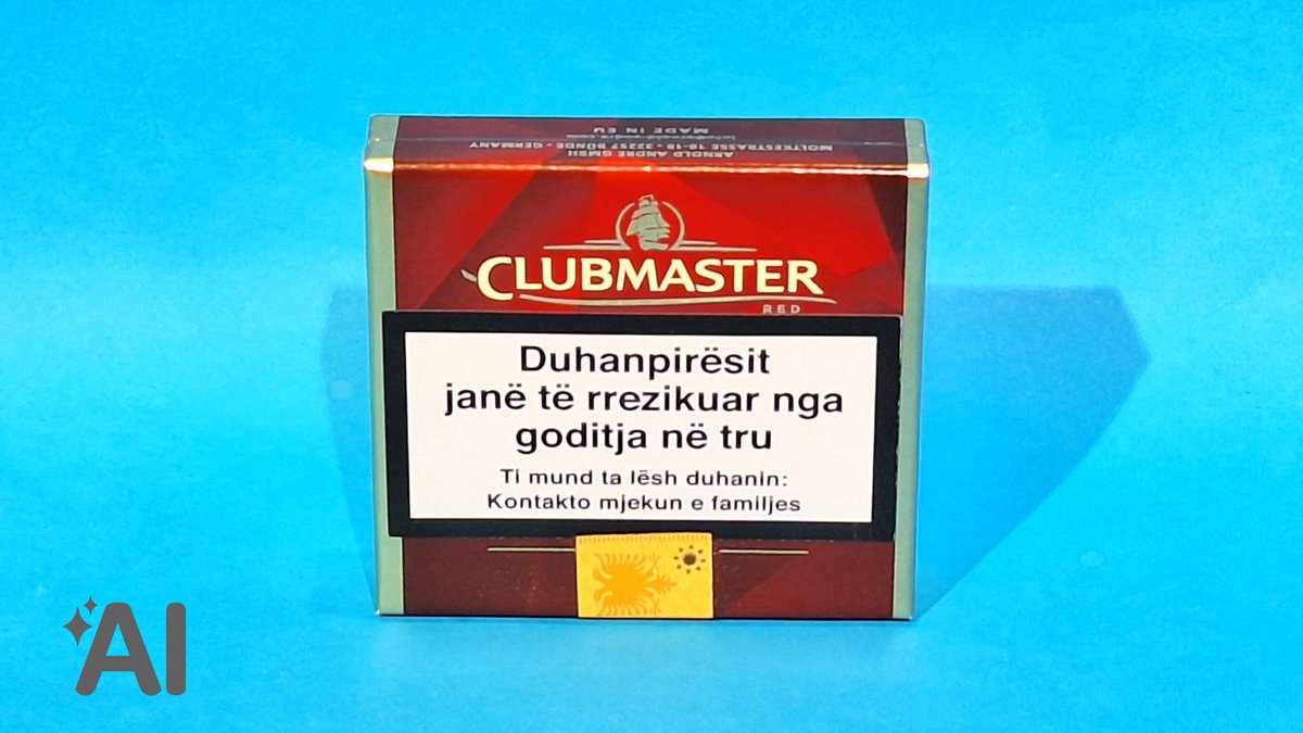 Clubmaster Mini Filter Red 20s - Menu Item