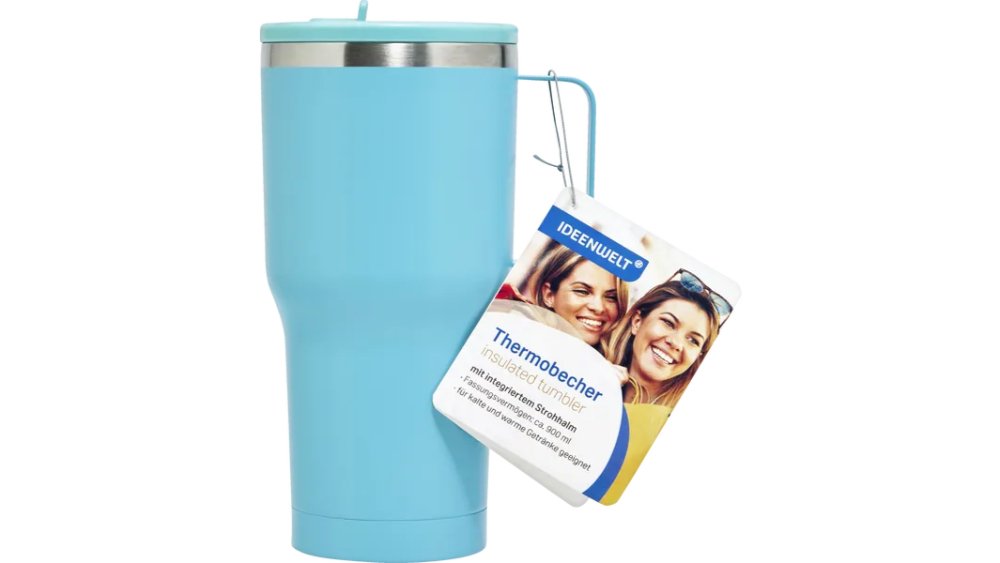 Ideenwelt Termos Stəkan Açıq Mavi 900ml
