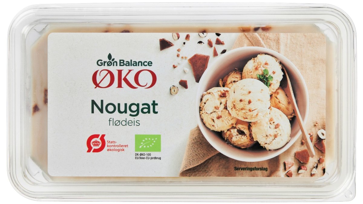 Gb Nougat Flødeis 750 Ml Øko