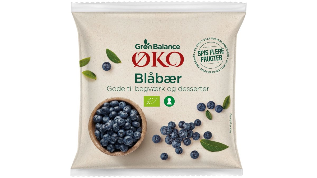 Grøn Balance Blåbær 200G Øko