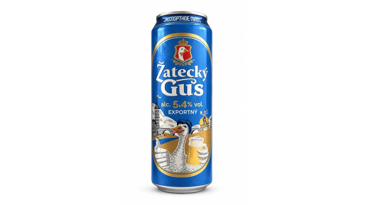 Пиво Zatecky Gus №7 экспортное 5.4% 0.43 л