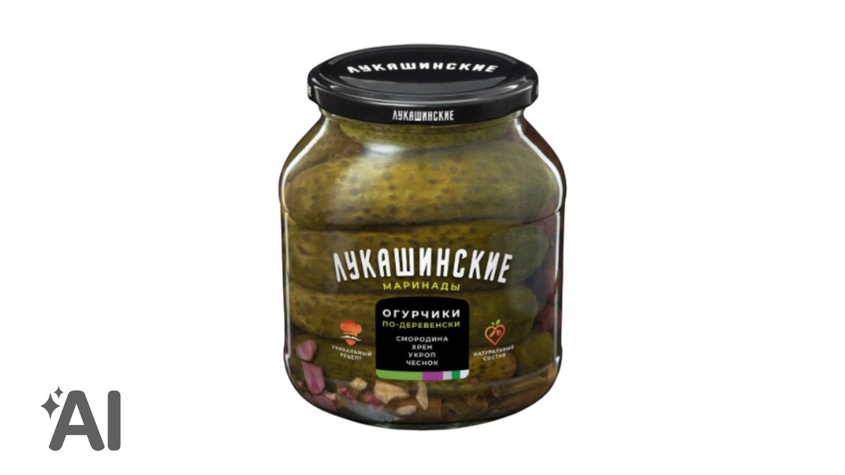 Lukashinskiye Kənd Sayağı Xiyar Turşusu 670qr