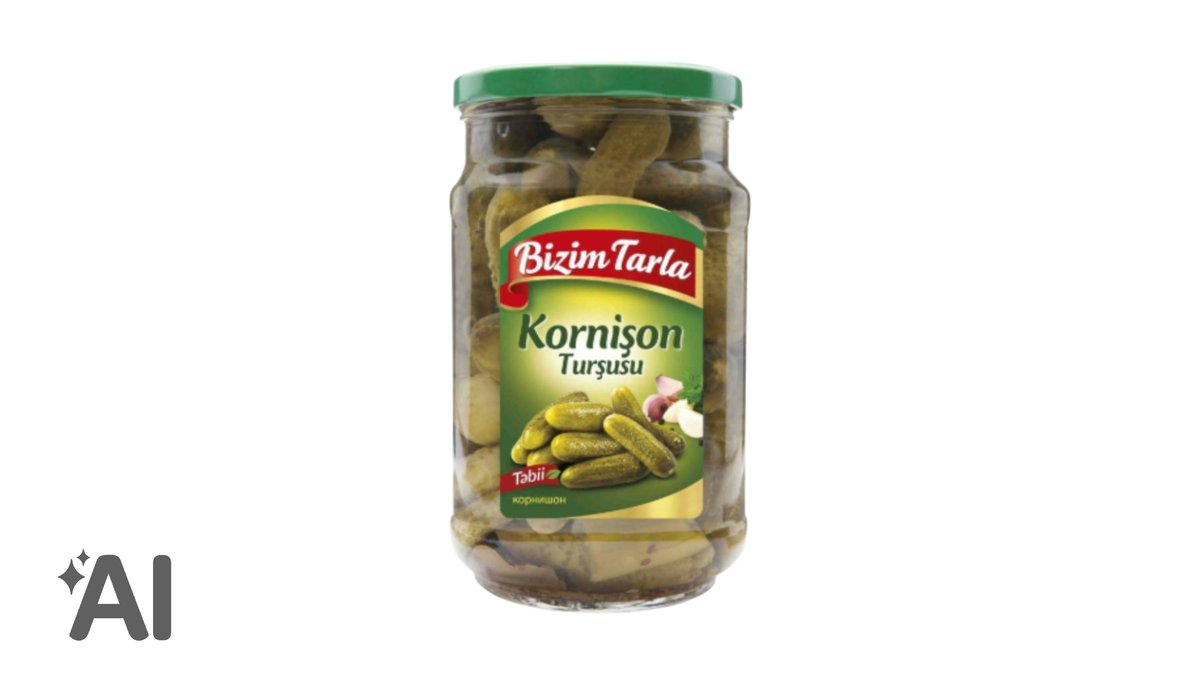 Bizim Tarla Mini Kornişon Xiyar Turşusu 670qr