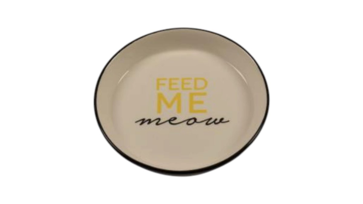Duvo Ceramic Feeding Bowl Feed Me Meow