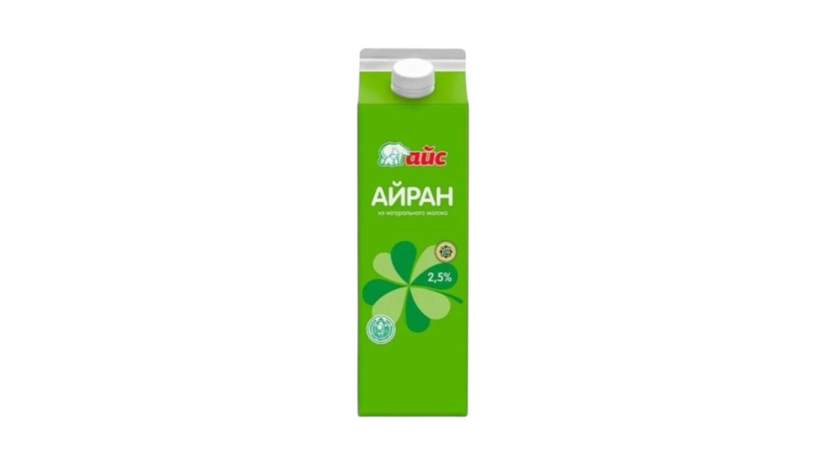 Айс, айран айс 1л 2,5% п/пак, шт.