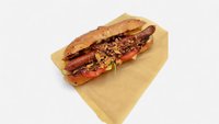 Objednať HOT-DOG EXTRA NALOŽENÝ S KLOBÁSKOU