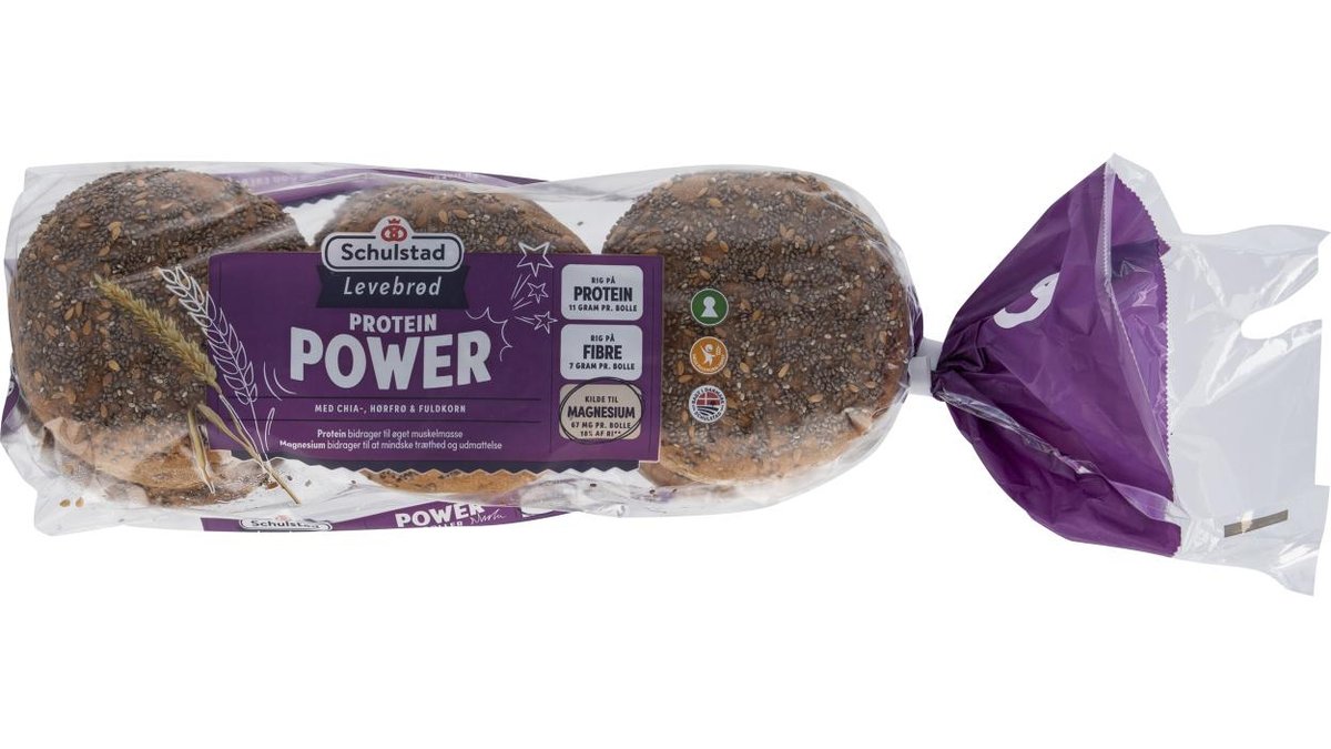 Power Protein Boller, Schulstad Levebrød