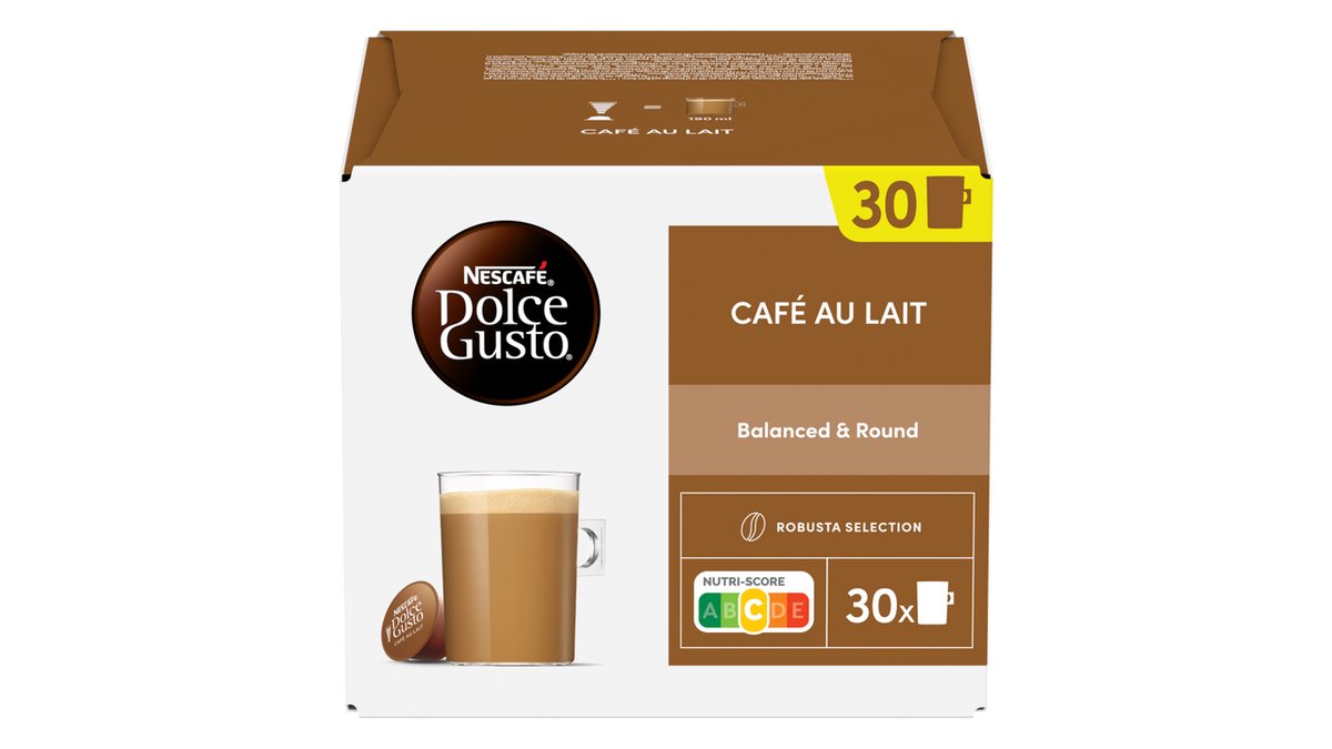 Nescafé Dolce Gusto® Café au Lait – kávové kapsle 30 kapslí