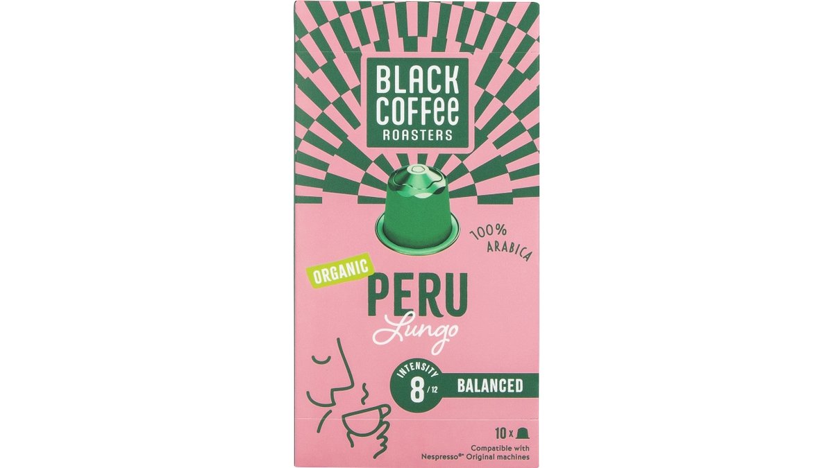 Bcr Lungo Peru Kapsler Øko