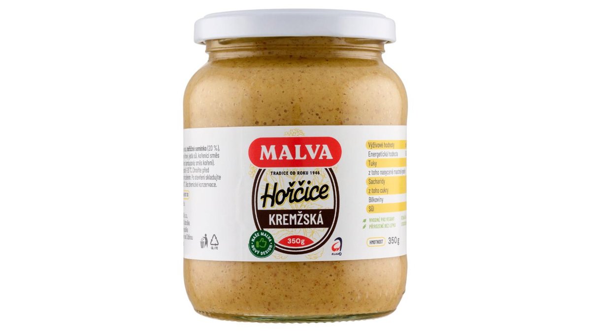 Malva Hořčice kremžská 350g