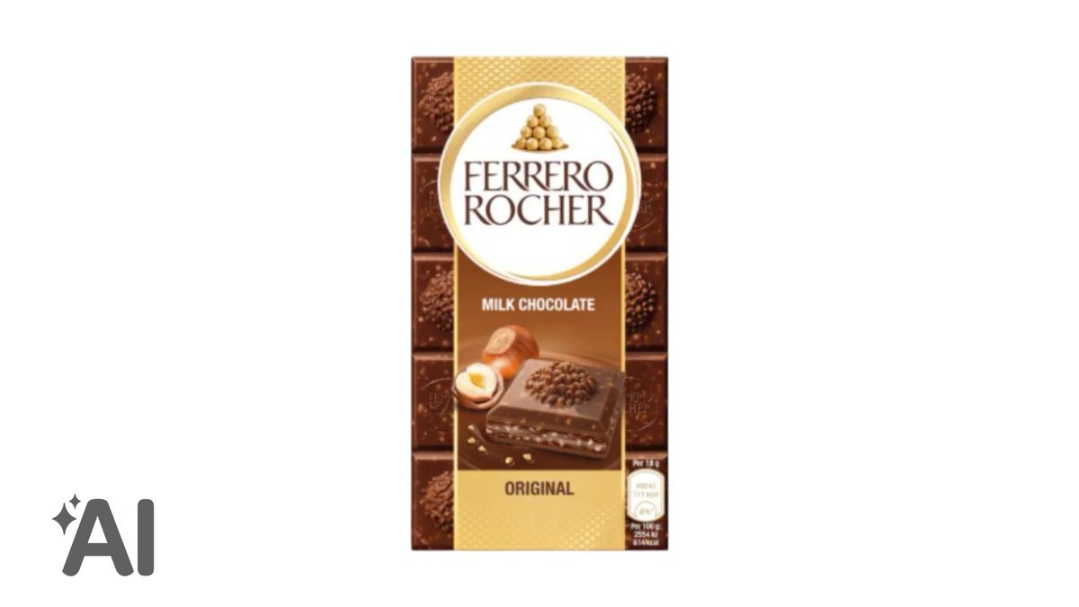 Ferrero Rocher Milk Chocolate 90qr