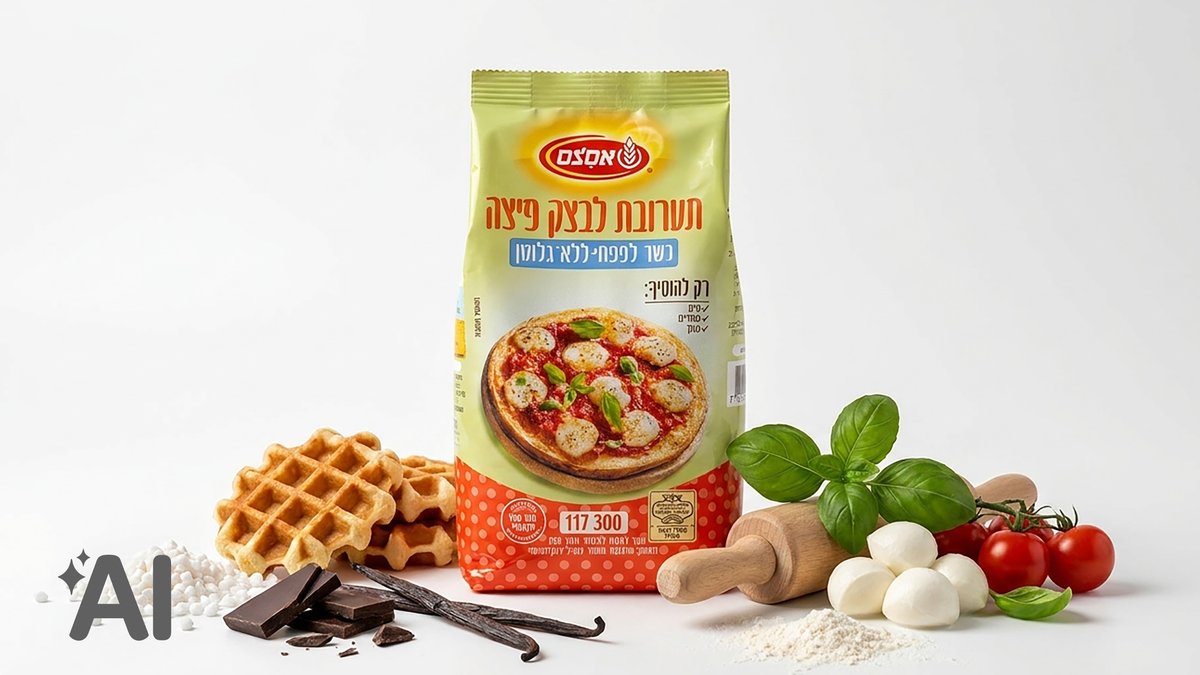 תערובת לבצק פיצה ללא גלוטן