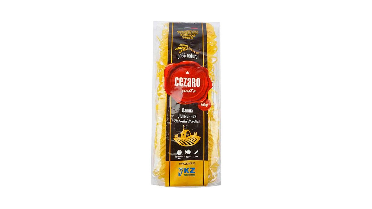 Лапша лагманная Cezaro 500 г