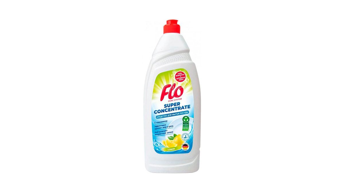 Средство для мытья посуды Flo Lemon 500 мл