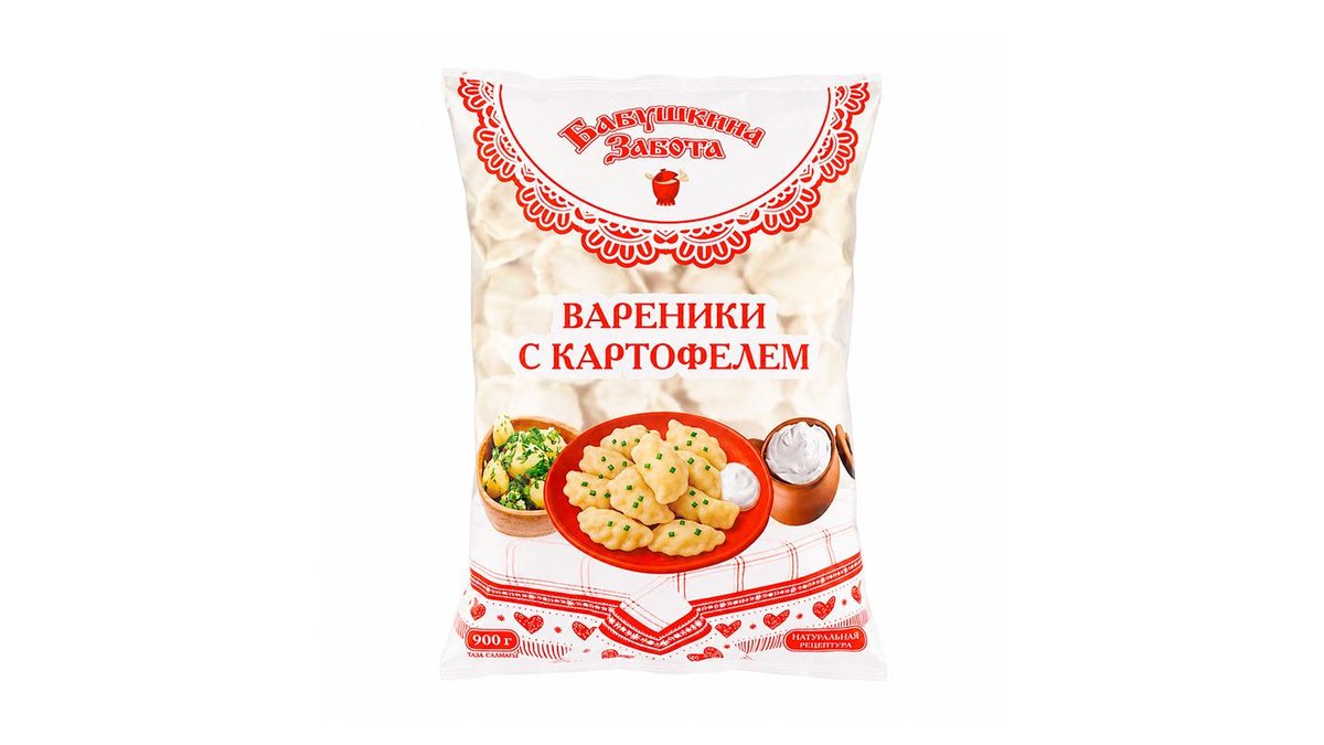 Вареники Смак Забава с картофелем 900 г