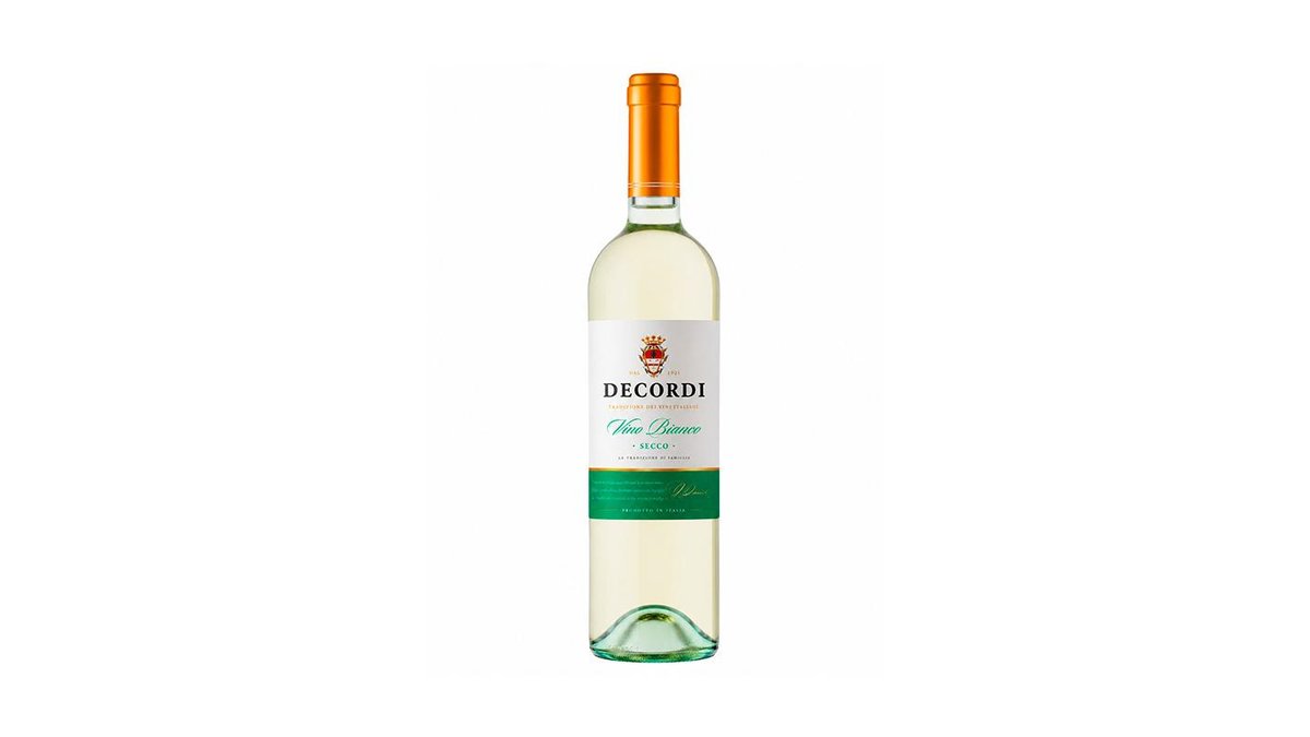 Вино Decordi Trebbiano Chardonnay белое сухое 0,75 л