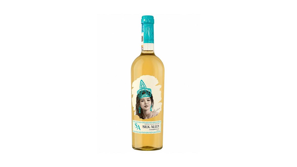 Вино Silk Alley Chardonnay Dry White Wine 0,75 л