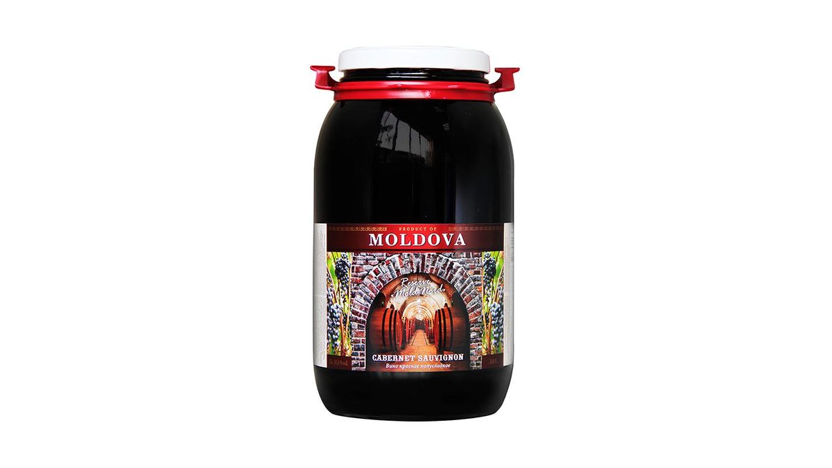 Вино Vinia Denovi Cabernet Sauvignon красное полусладкое 3 л