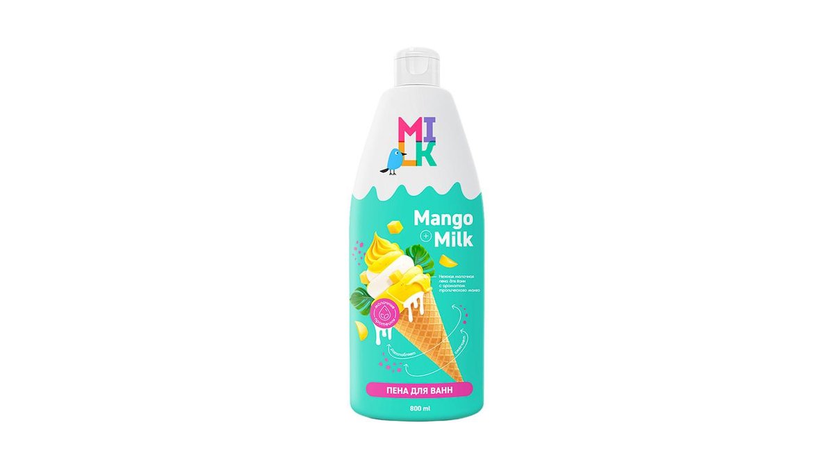 Пена для ванн Milk Ice Cream 800 мл