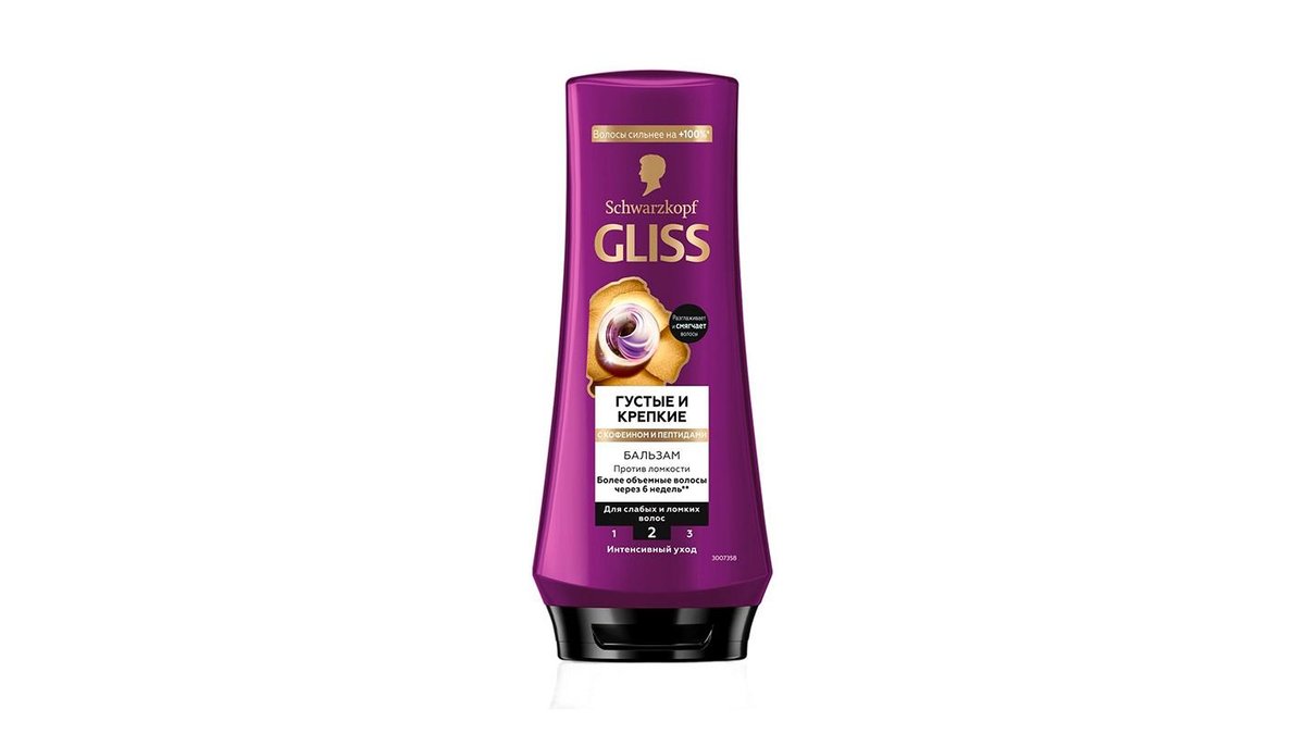 Бальзам Gliss Густые и крепкие 200 мл