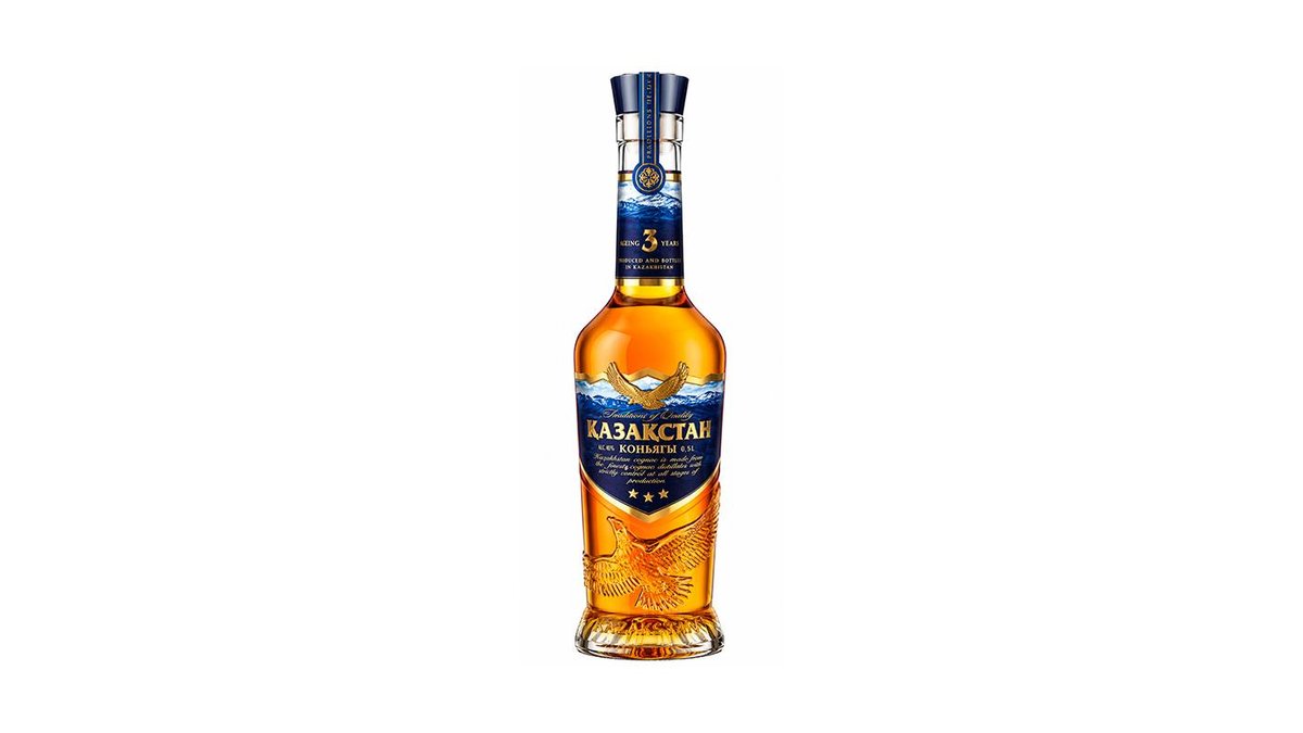 Коньяк Верность Качеству Қазақстан Classic 3 звезды 0,5 л