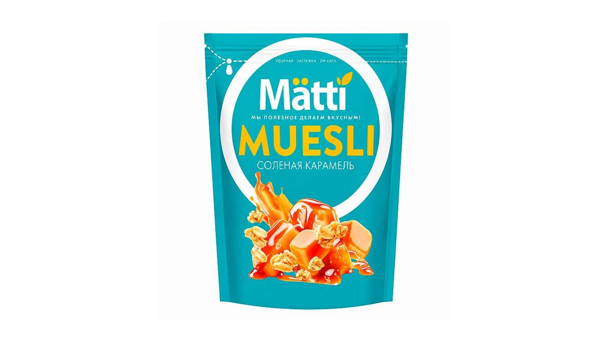 Мюсли Matti соленая карамель 250 г