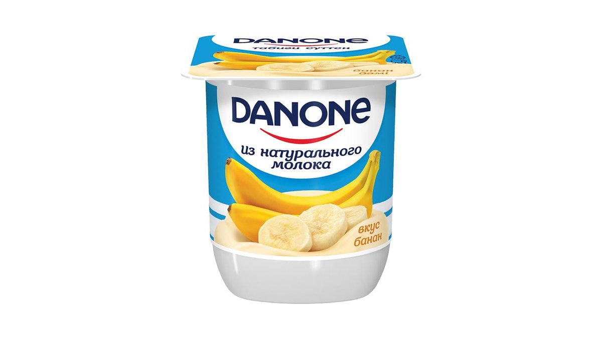 Йогурт Danone со вкусом банана 100 г