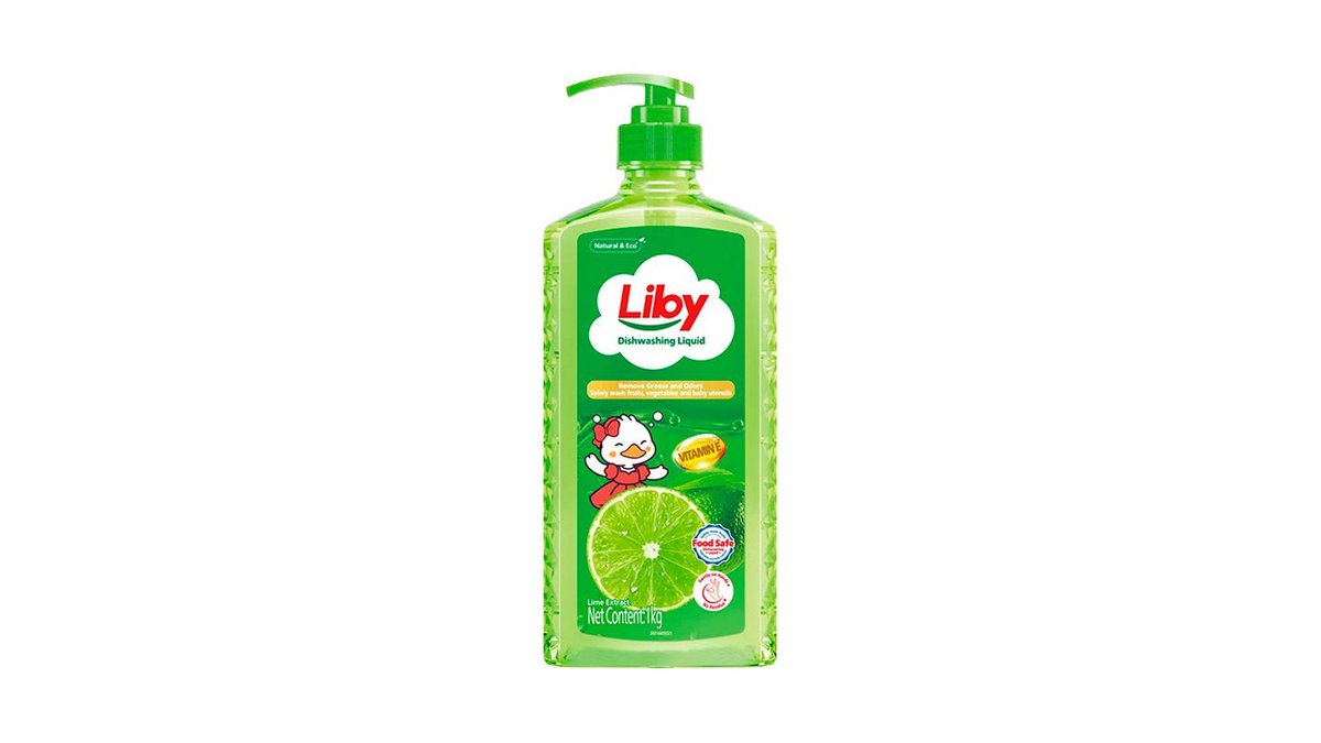 Средство для мытья посуды Liby лайм 1 л