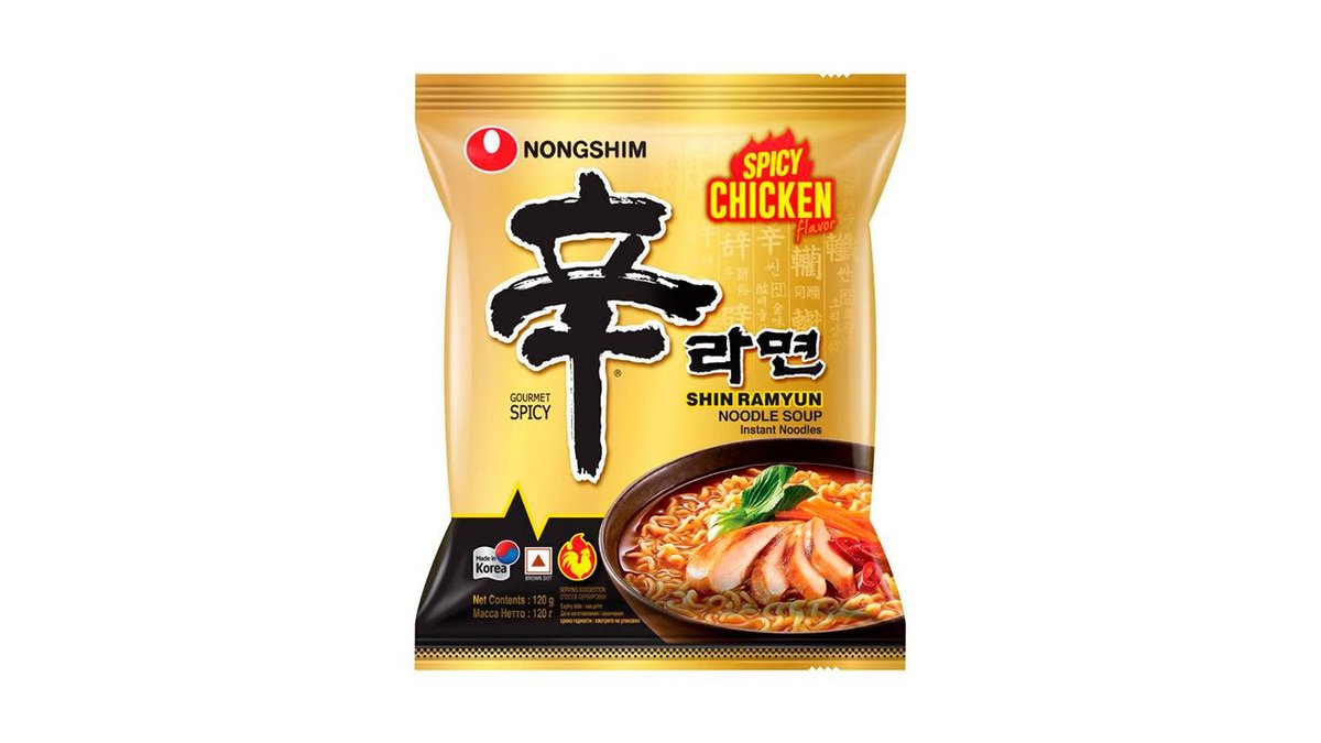 Лапша Nongshim Куриный шин 120 г