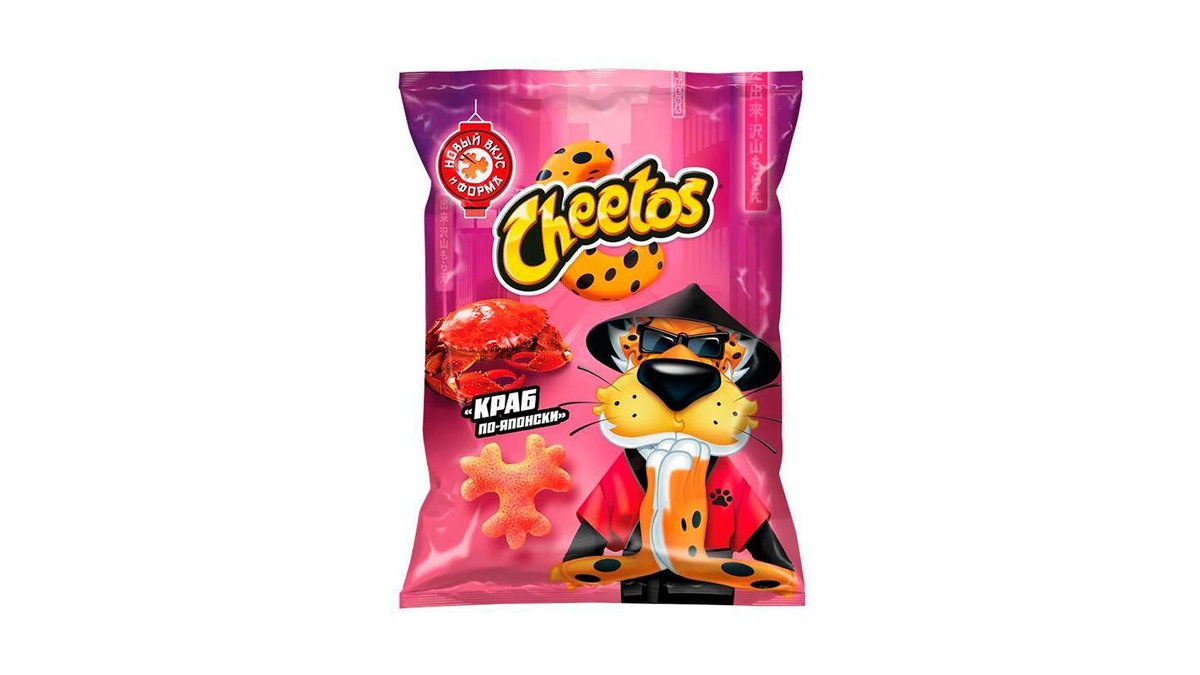 Снеки Cheetos кукурузные краб по-японски 50 г