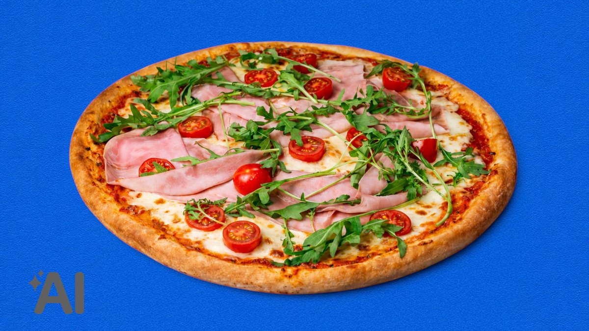Prosciutto pizza